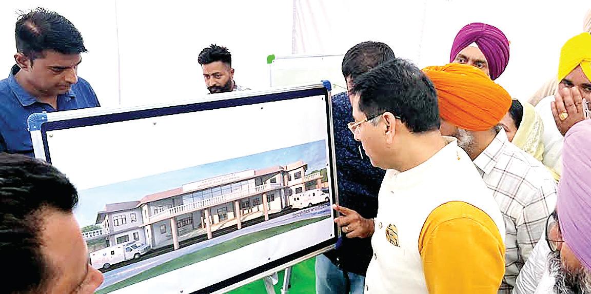 Arora lays the foundation of new 30 beds CHC at Longowal