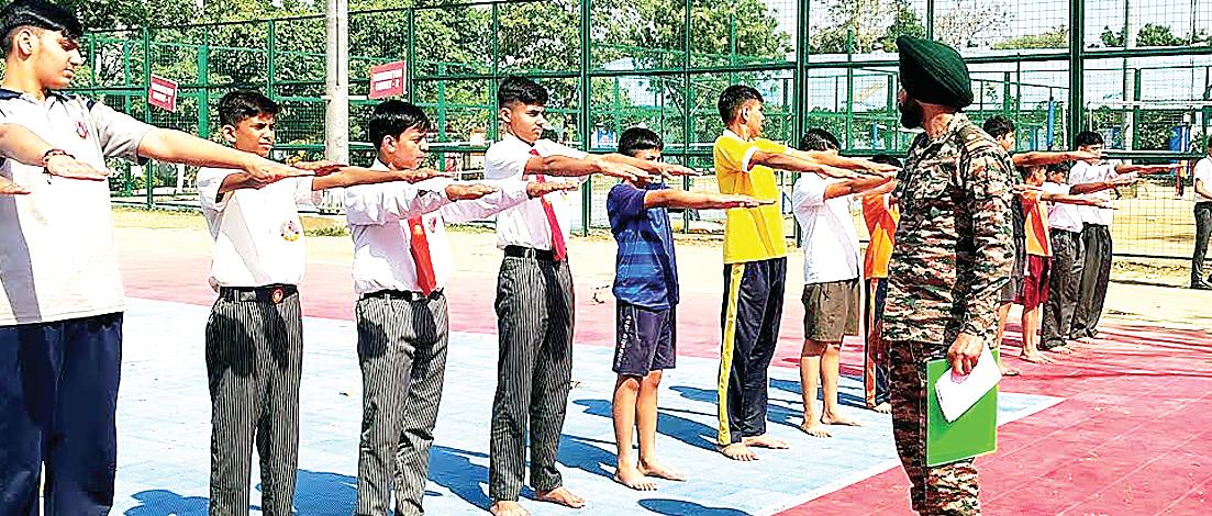 Partap World School holds selection examination for new batch of NCC Army Wing Cadets