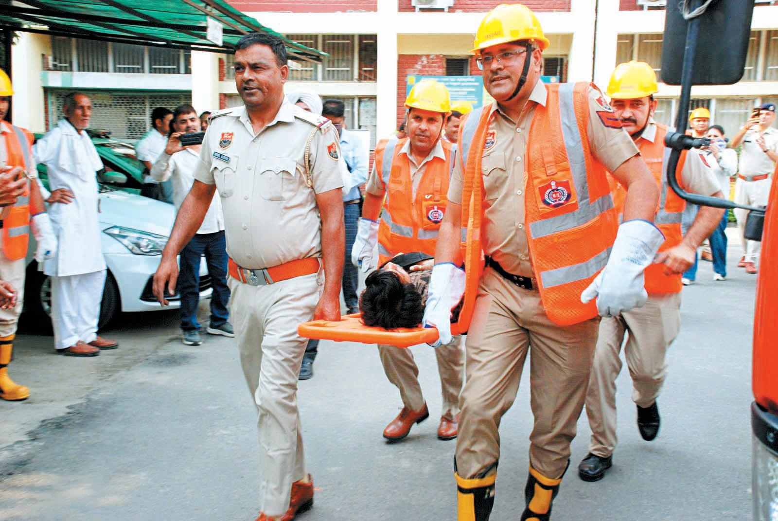 Civil security exercise conducted by admini at 5 places in Karnal