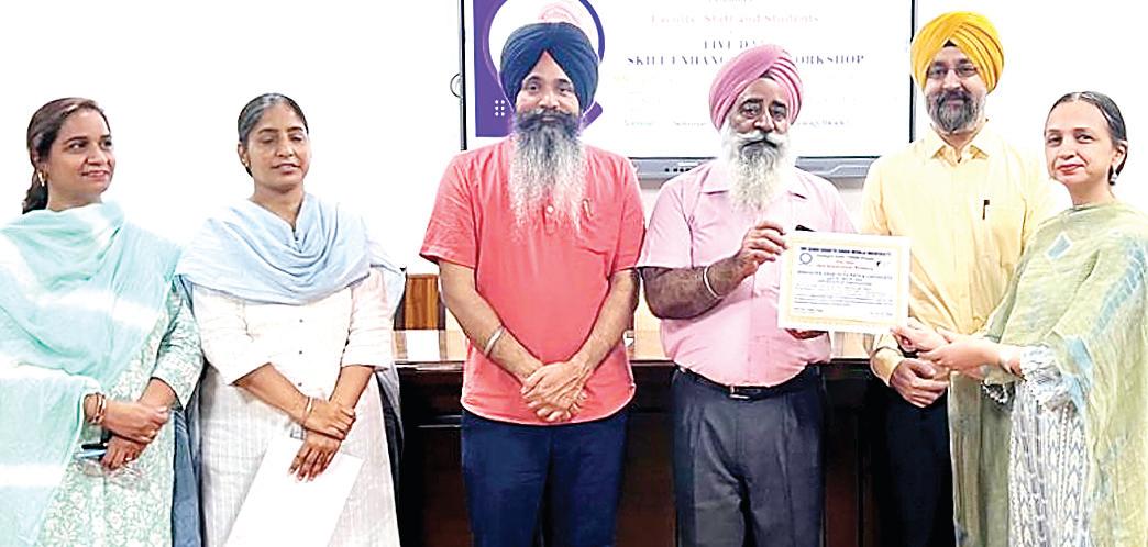 5-day skill enhancement workshop on “Innovative ideas to patents and copyrights” at Sri Guru Granth Sahib World University