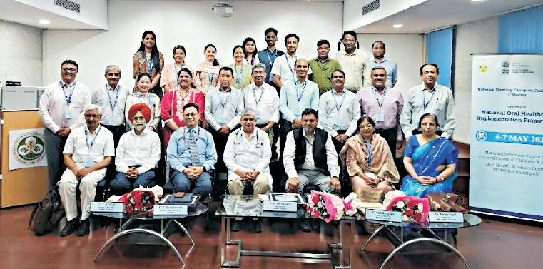 National experts converge at PGIMER for 5th national steering group meeting on oral health