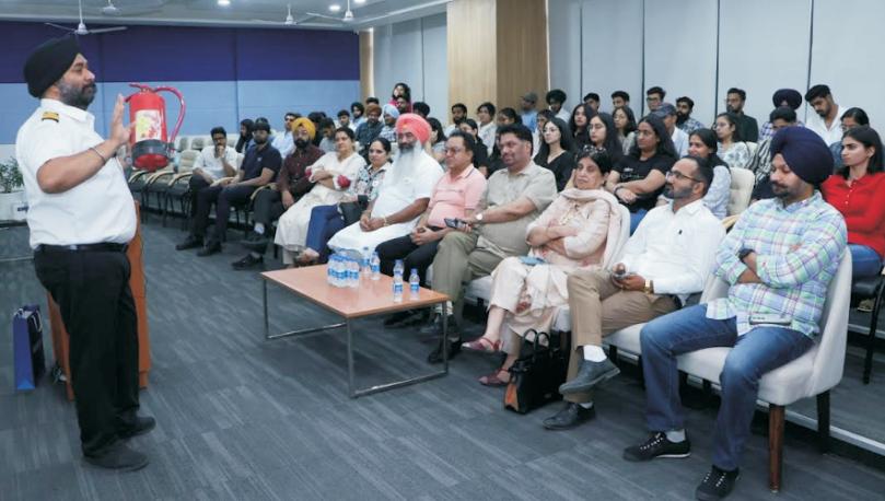 Fire Training Conducted for Students