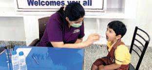 Free dental check-up camp organised at New Happy Public School, Sudhail