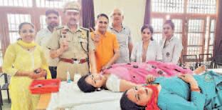 Voluntary blood donation camp organised on Maharana Pratap Jayanti