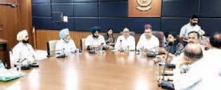 Chairman Anil Thakur holds meeting with various traders, builders and industrialists of Bathinda