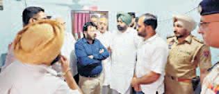 Cabinet ministers Lal Chand Kataruchak & Dr. Rav Jot Singh visit govt hospital Kalanaur & fire brigade office Gurdaspur