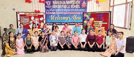 Mother's Day celebrated at Maharaja Agrasen Senior Public School under Shri Vaishya Aggarwal Panchayat
