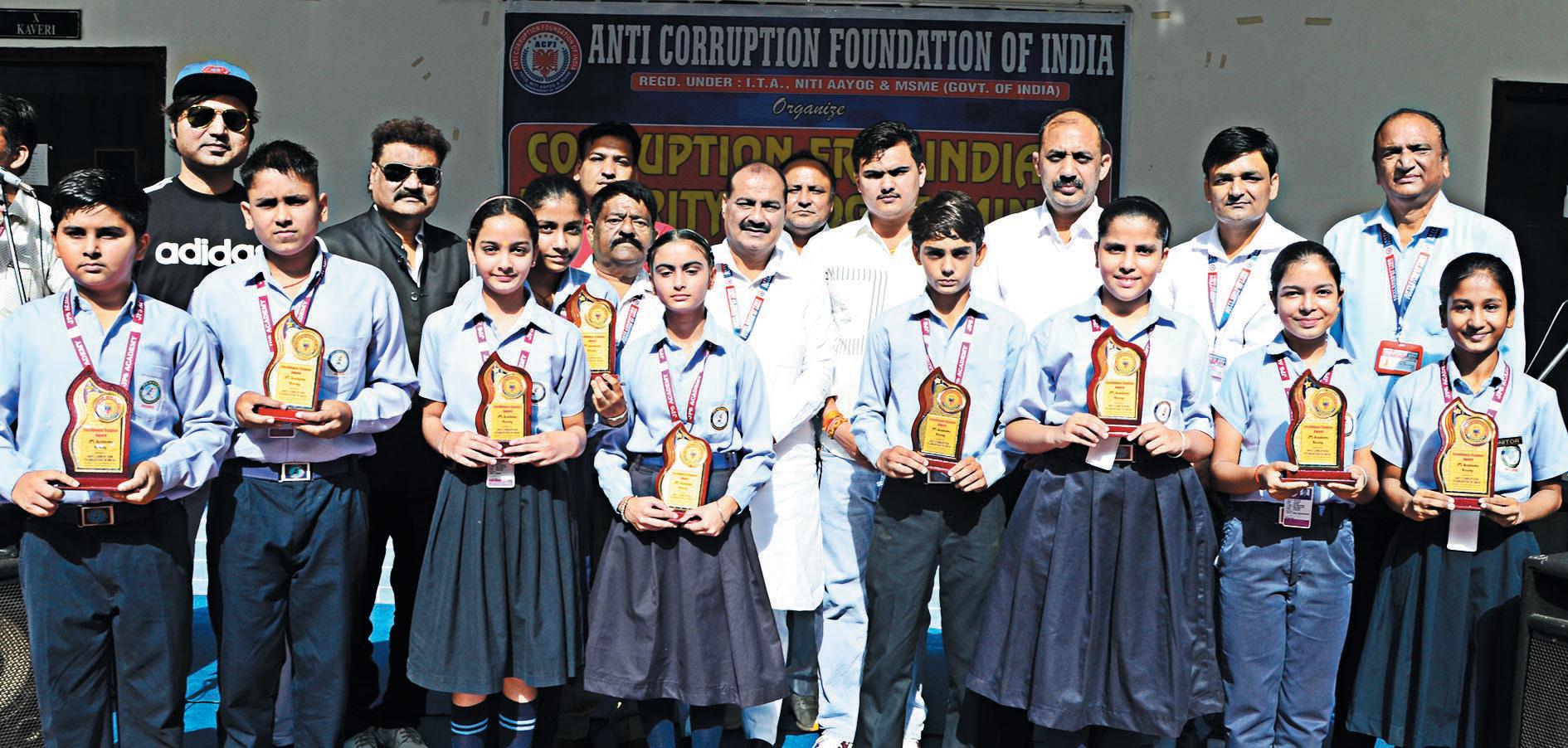 Students contributed to Satya Nishtha Abhiyan by taking oath