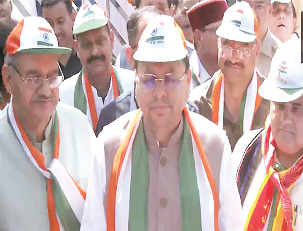 CM Dhami lauds India's unity and integrity after success of Operation Sindoor