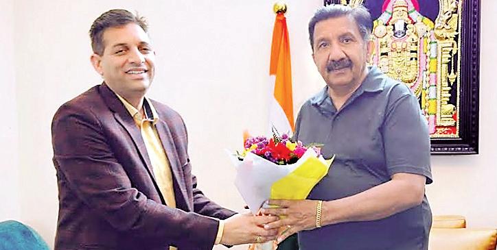 Newly appointed MD of HIMFED calls on Deputy Chief Minister
