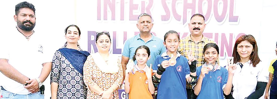 Sri Guru Harkrishan Public School holds Inter-school roller skating competition