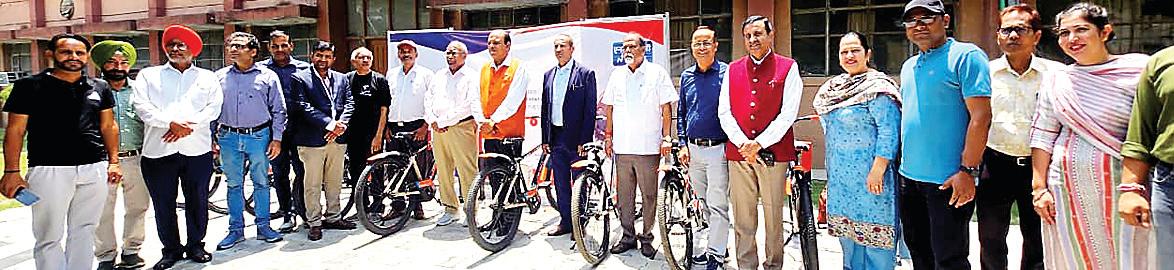 NHPC launches “Smart CycleOne Bicycle sharing system” at SLIET under CSR initiative