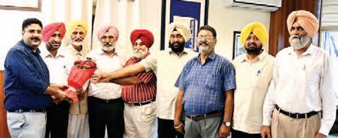 Mohali newly appointed SSP warmly welcomed by Punjab Police Pensioners Association