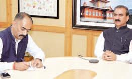 CM Sukhu virtually reviews development projects in Hamirpur