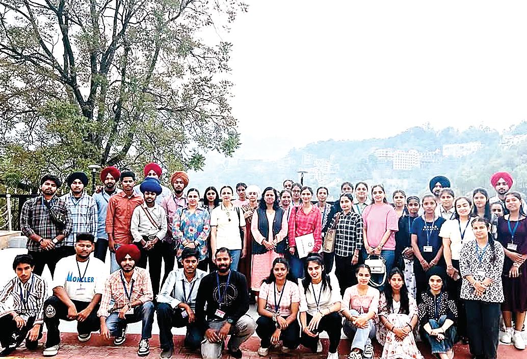 Dept of Biotechnology, Sri Guru Granth Sahib World University organizes educational visit to ICAR- Directorate of Mushroom Research