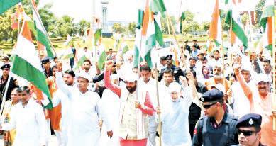 CM Saini leads Tiranga Yatra, says Hry youth always ready to serve country