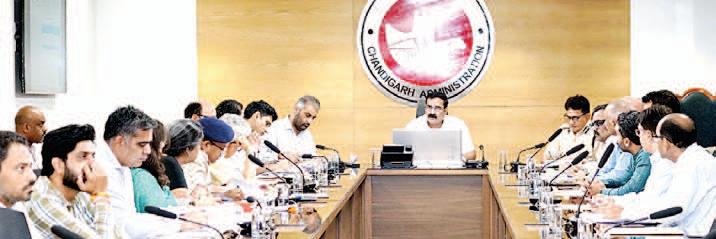 State Level NCORD meeting held in UT Chandigarh Secretariat