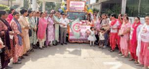 DC flags off awareness vehicle to promote girl child empowerment in Kaithal
