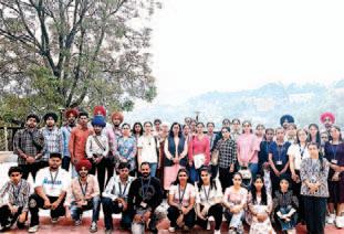 Dept of Biotechnology, Sri Guru Granth Sahib World University organizes educational visit to ICAR- Directorate of Mushroom Research