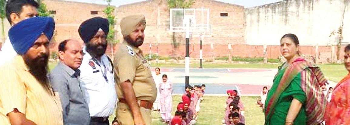 DAV Public Senior Secondary School Rajpura awareness camp on traffic rules and anti-drug campaign