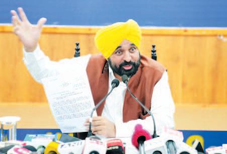 CM Mann slams Centre's move to deploy CISF at Bhakra Dam