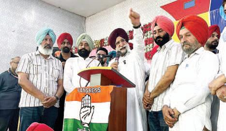Congress holds Save the Constitution rally in Raiya led by Ex-MLA Santokh Singh Bhalaipur
