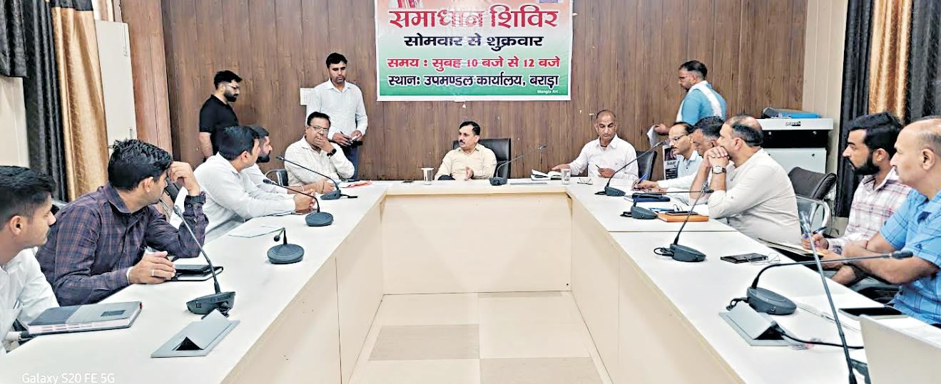 Complete sewer and drain cleaning before monsoon, directs SDM Amit Bhardwaj