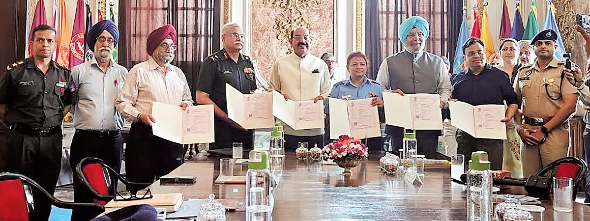 MoU for financial aid signed between Sainik School and Pb government