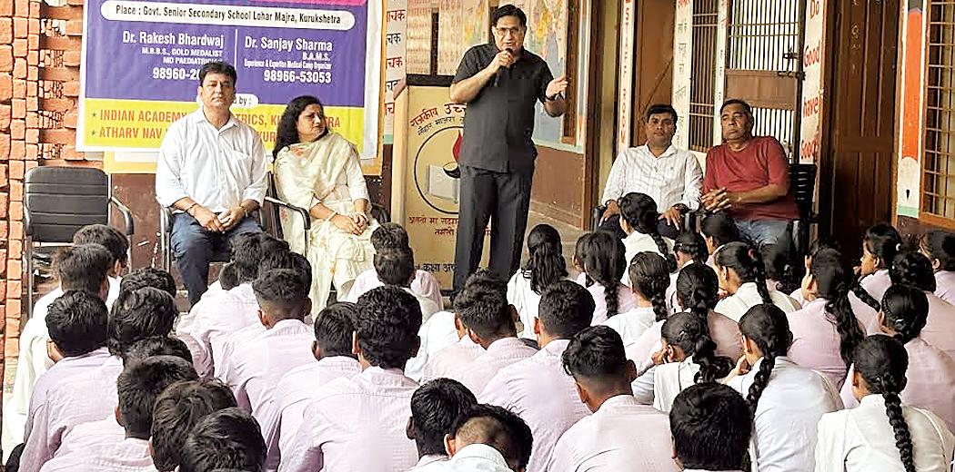 Inspirational health awareness camp organized in GSSS Lohar Majra
