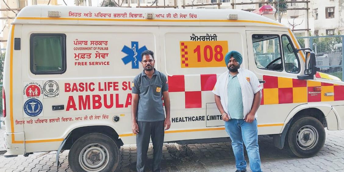 108 ambulance services recognised as Punjab’s leading emergency healthcare provider