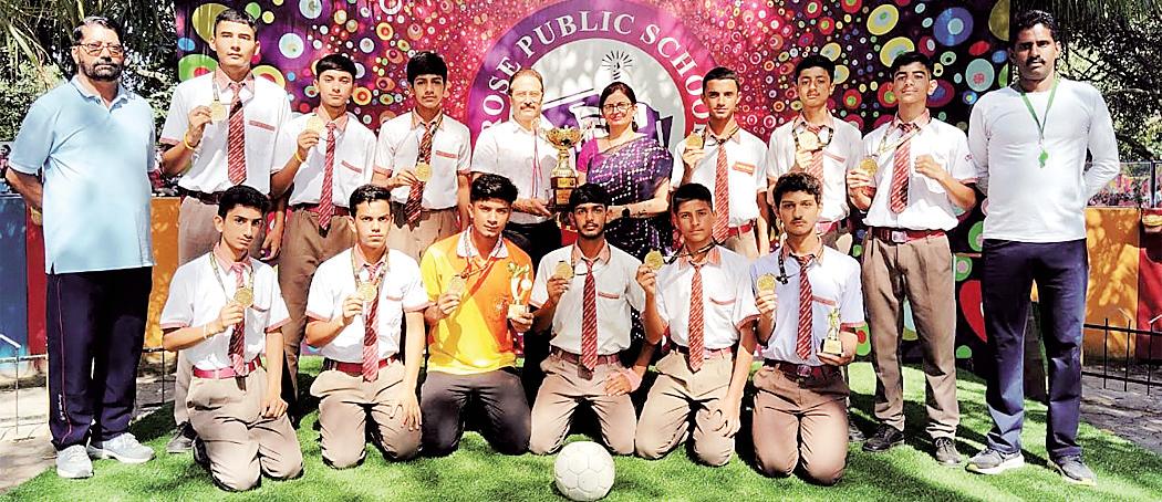 Rose Public School, Sulyali crowned champions in District Kangra U-15 Football Tournament