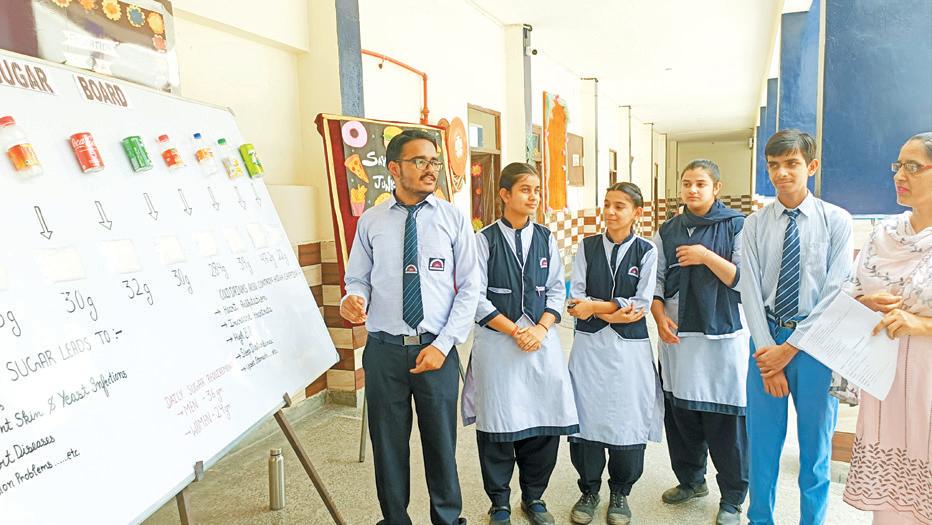 Students and parents sensitized on diabetes at Sun Rise Public School, Pratap Nagar