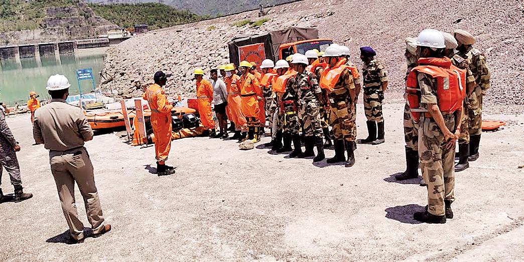 CISF conducts multi-agency mock drill at NTPC Kol Dam to tackle natural disasters and emergency floods