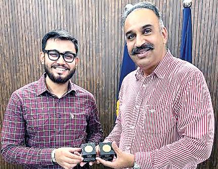 DC honour Madhur Jindal for winning award 2025 in the field of Al