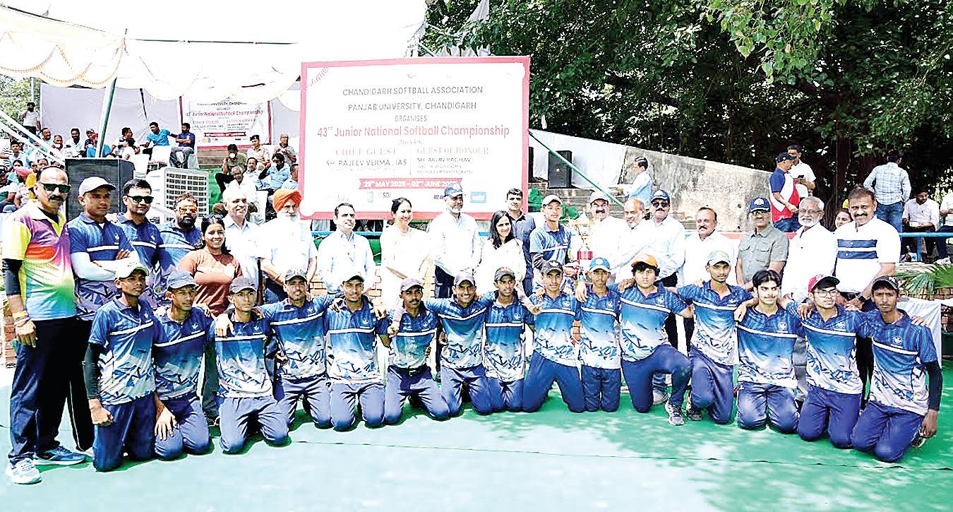 Chandigarh wins boys’ Title at 43rd Junior National Softball Championship