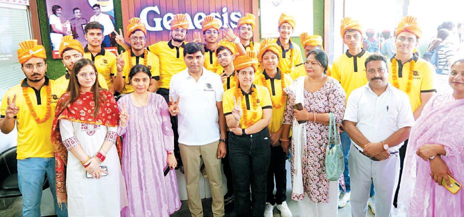 Genesis student Rhythm Goyal gets AIR 213 in JEE-Advanced 2025
