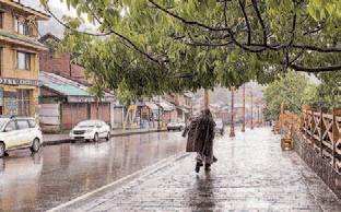 Heavy rainfall and hailstorms lash Srinagar, other parts of J-K