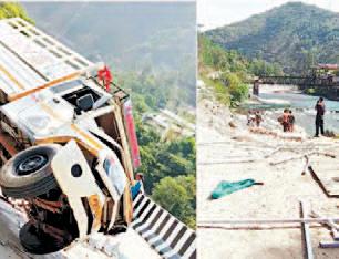 Five killed in road mishap in Mandi