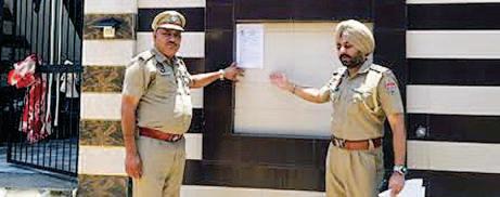 SAS Nagar police freezes property of drug smugglers