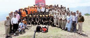 Forest Dept organises mock drill to prevent forest fires