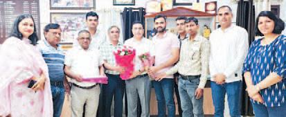 Prof. Dr. Rampal Saini welcomed at DAV College on being appointed VC of CRS varsity
