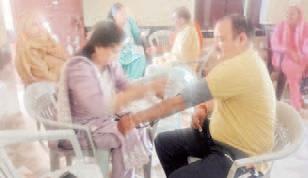 Health camp organised at Bari Temple under 100-day TB-Free India campaign