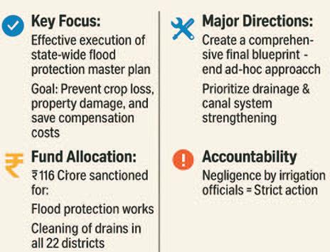 CM bats for foolproof planning and execution of flood protection work