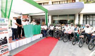 SBI conducts Cyclothon on World Environment Day