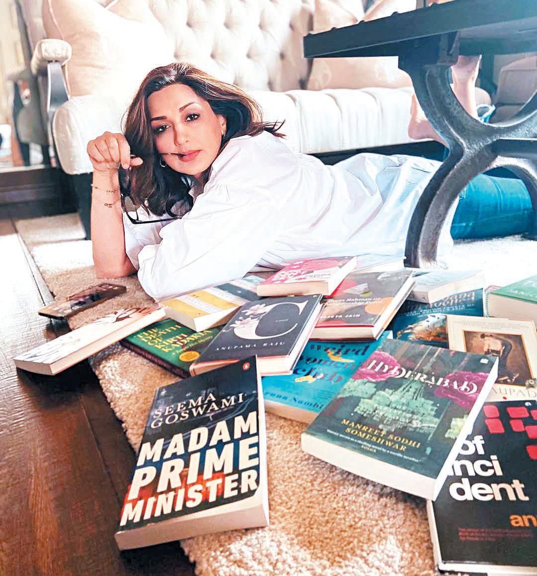 Sonali Bendre talks about finding peace in reading