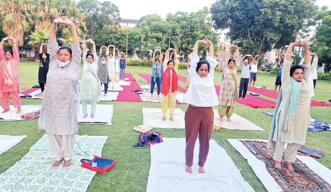 Yoga protocol training camps organised in Kaithal sectors, Cheeka and Pundri