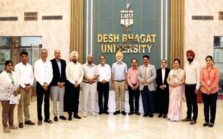 DBU hosts delegation of VCs and directors under peer learning initiative by Governor
