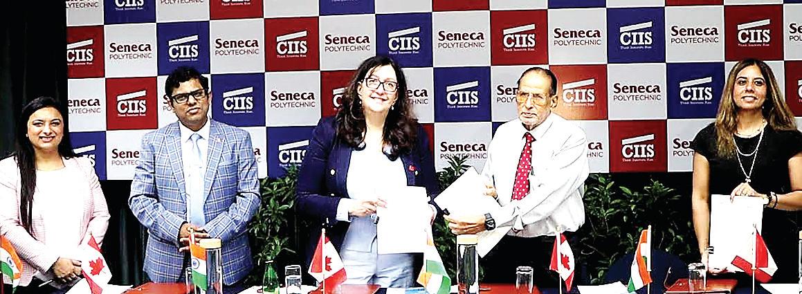 CIIS signs MoU with Canada’s Seneca polytechnic for Global Education Pathway