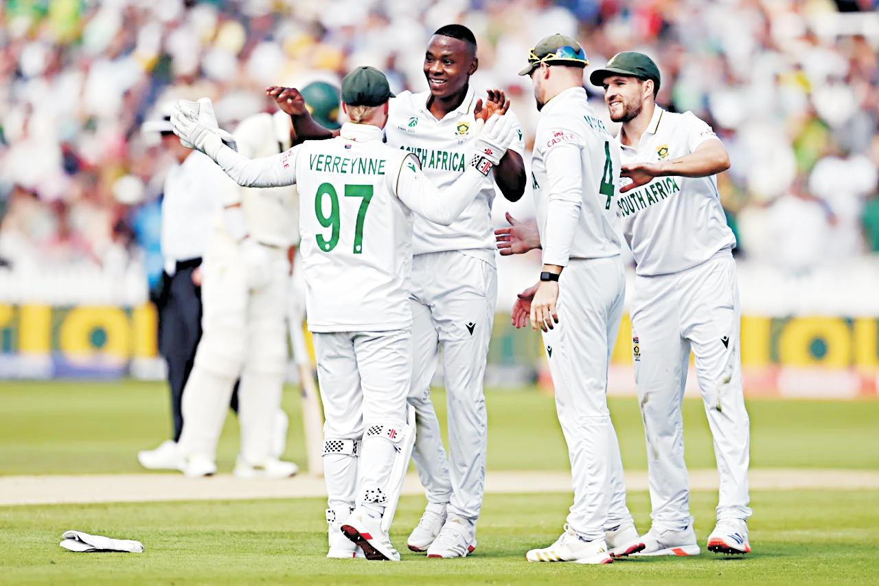WTC final:Rabada's fifer floors Australia for 212, South Africa gain early edge