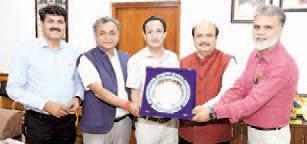 Ministry of EF & CC's Wild Life Institute honours KU with environment champion award